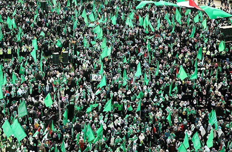 Celebrations of the 25th anniversary of Hamas in Gaza, 8 December 2012 