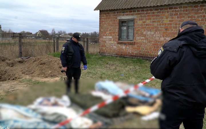 Two more mass graves with nine died found in Borodyanka