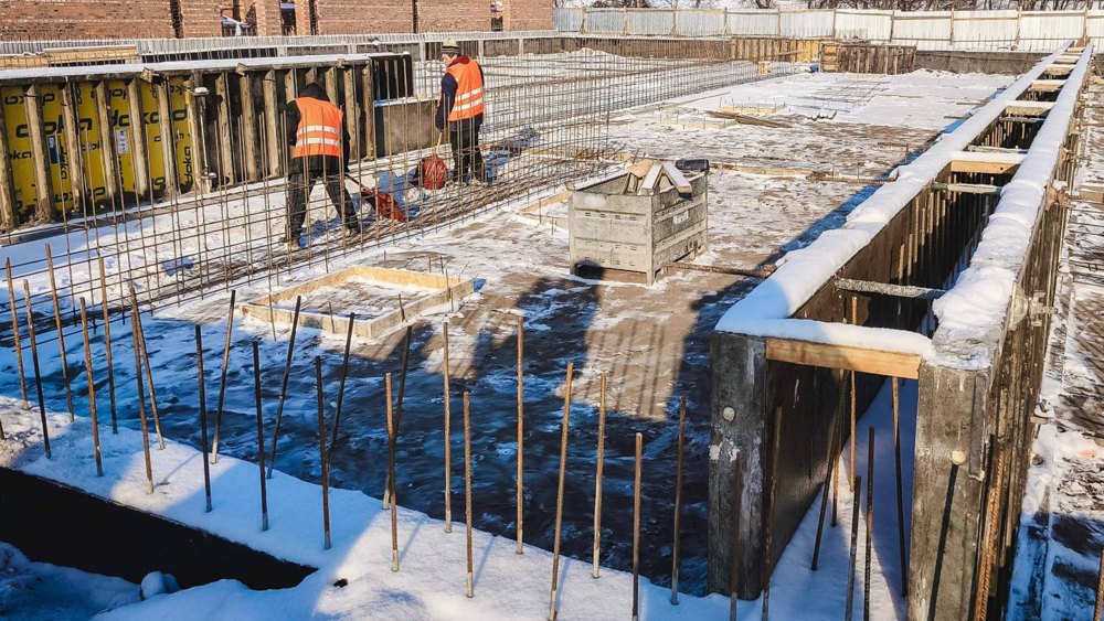 Construction of the veteran hub in Kremenchuk