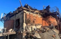Russians hit Velykyy Burluk in Kharkiv Region, kill man, toddler