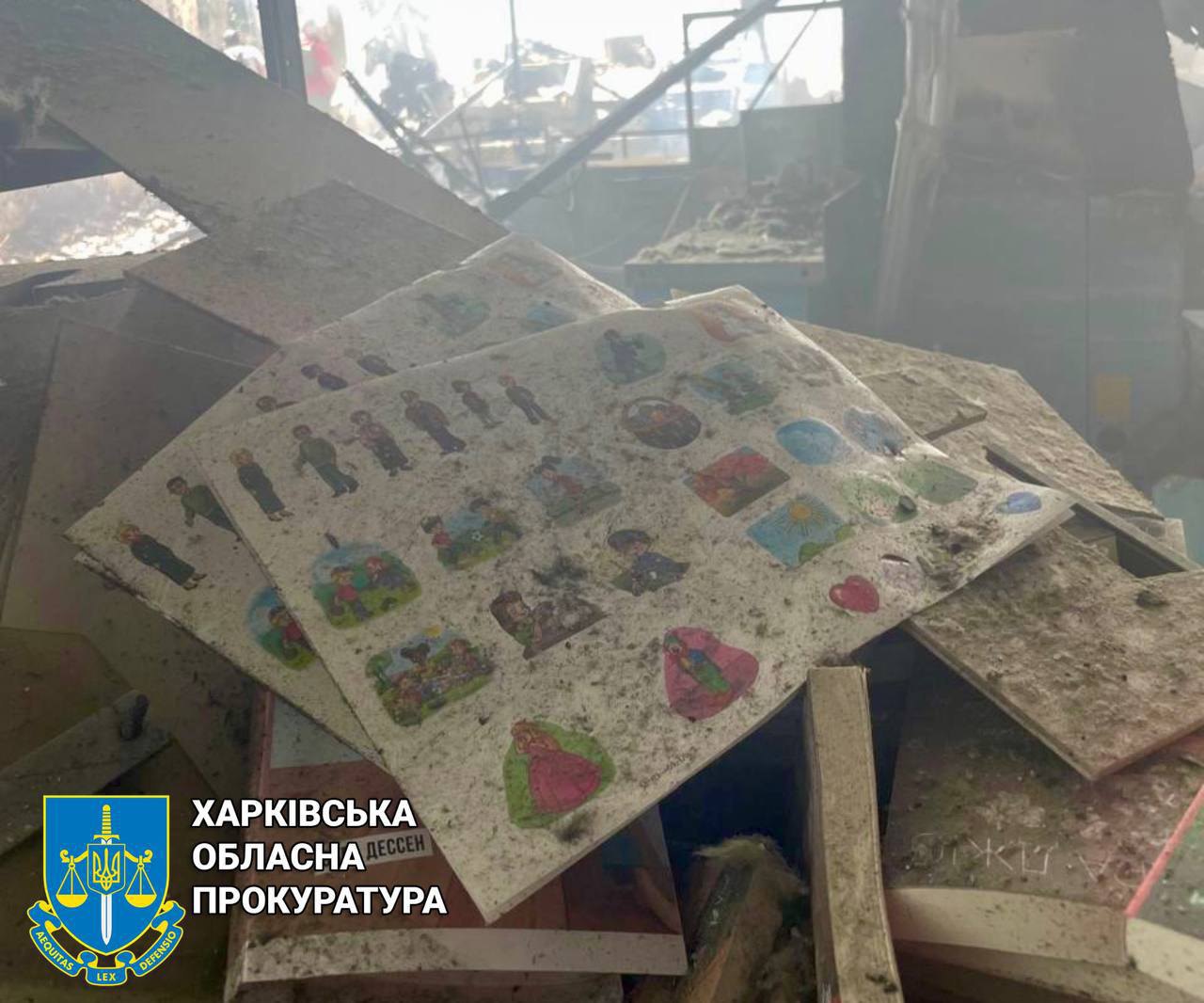 Vivat bookstore under fire in Kharkiv