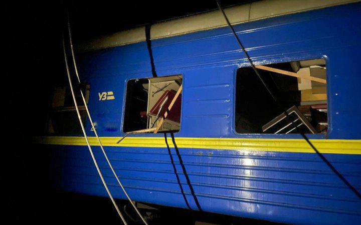 Russians launch missile attack on railway station in Kharkiv Region, wounding conductor 