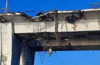 Antonivskyy bridge and occupiers' crossing suffer new strike  