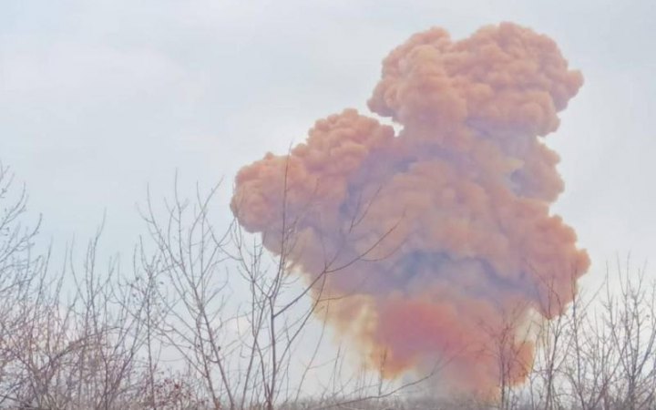 Luhansk governor says occupiers hit tank with nitric acid in Rubizhne