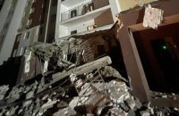 Drone attack damages residential building in Kyiv Region