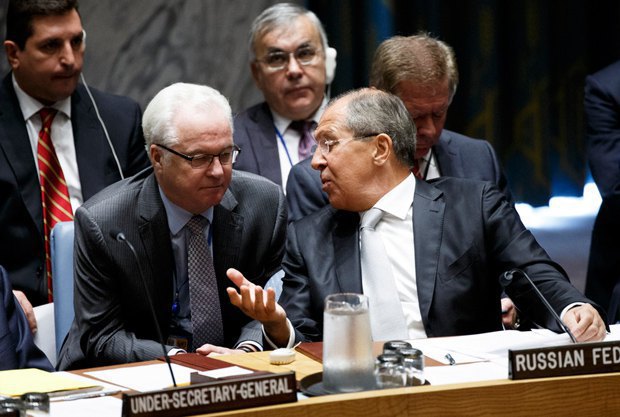 Vitaliy Churkin and Sergey Lavrov