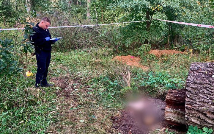 Corpse of killed person found in Moshchun, Kyiv Region – police