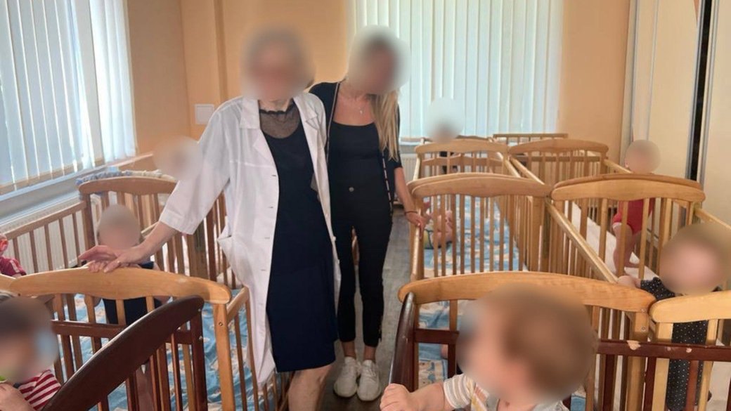 A deputy of the State Duma of the Russian Federation and her accomplice in the Children's Home in Kherson.