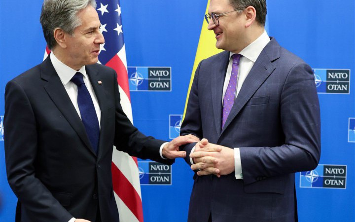 Ukrainian Foreign Minister Kuleba meets US Secretary of State Blinken
