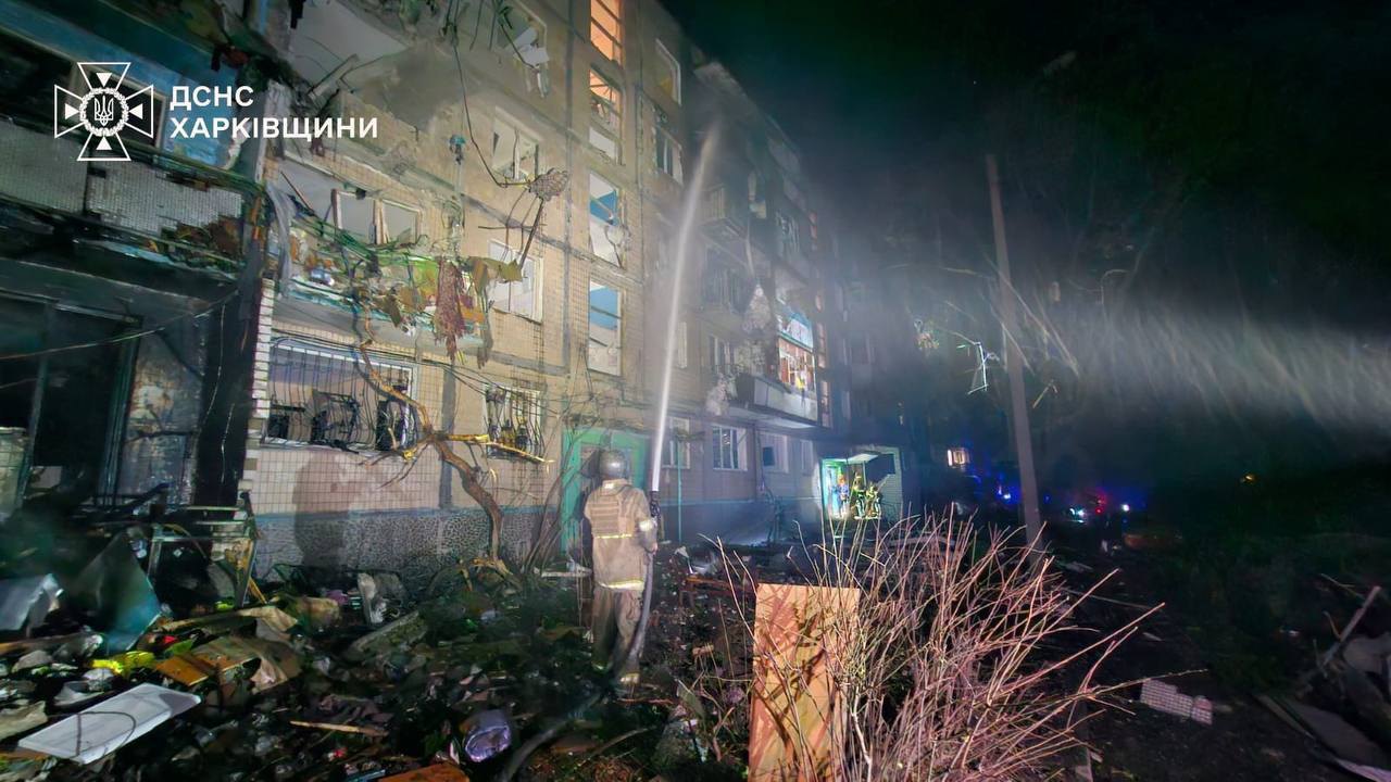 Consequences of the KAB hit on a house in Kharkiv on 2 October, 2024