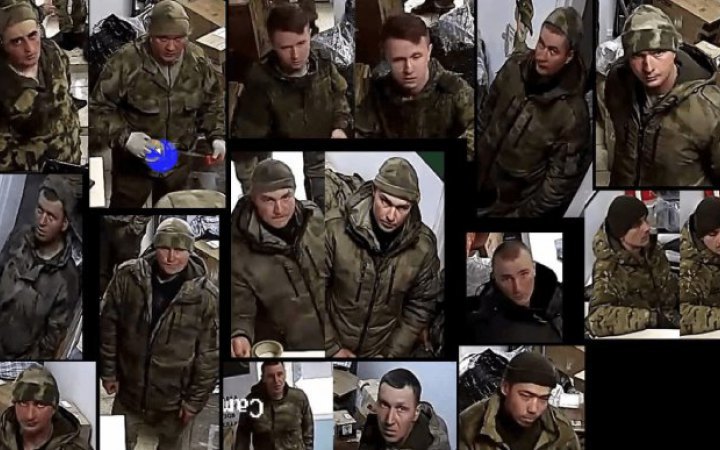 Russian troops were recorded by a delivery service camera in Mozyr, Belarus