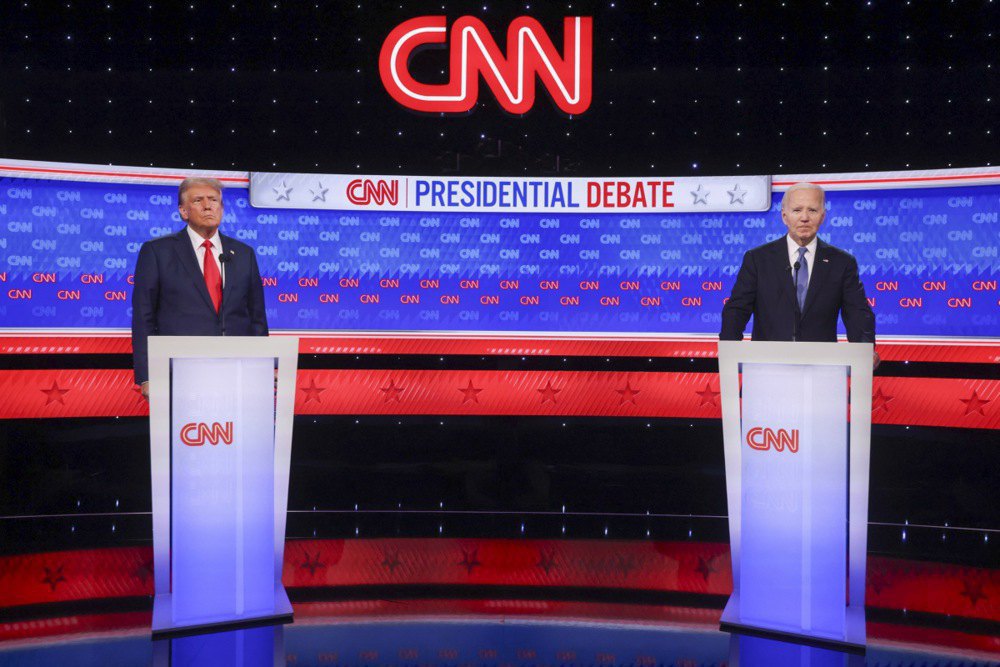 Joe Biden and Donald Trump held the first presidential TV debates