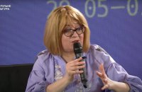 Zabuzhko at Book Arsenal: “It is cultures that are saved – not children crying on the ruins”