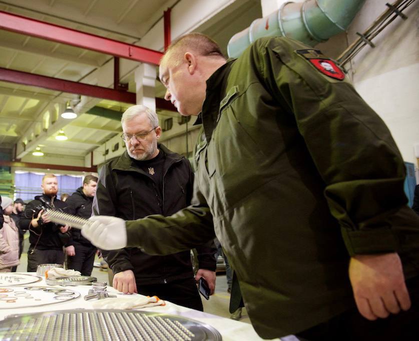 Minister of Energy Herman Halushchenko and head of Energoatom Petro Kotin