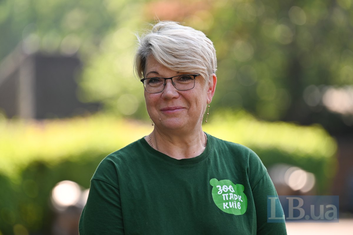 Valentyna Dykaryova, head of the primate department