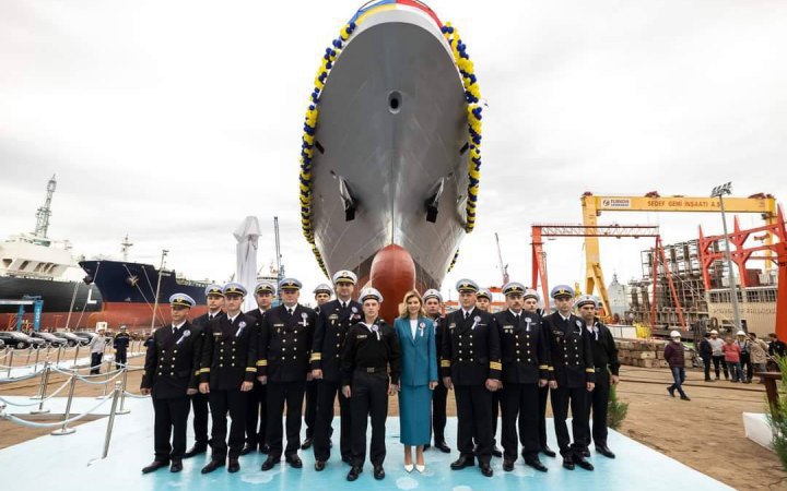 First Ada corvette for Ukrainian Navy launched in Turkey