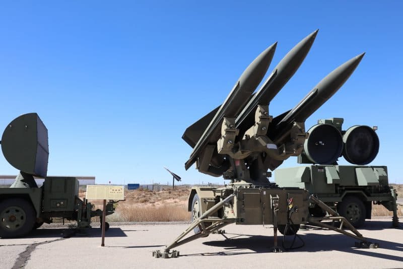 Surface-to-air missile system MIM-23 HAWK.