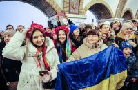 Ukrainian is considered native by 78% of respondents