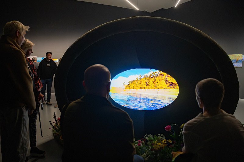 Yuriy Yefanov‘s installation 