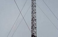 Tower installed on Chonhar to broadcast to Crimea