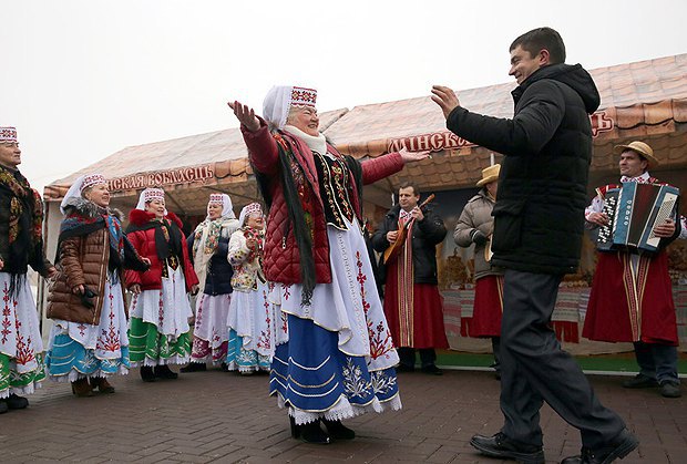 Dazhynky harvesting festival in Lahoysk, Belarus 18 November 2016