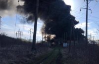 Russian missile strike causes blast at Krasne railway station in Lviv Region (updated)