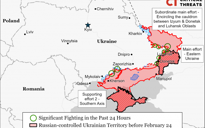 Russian troops are gradually advancing to Slovyansk - ISW