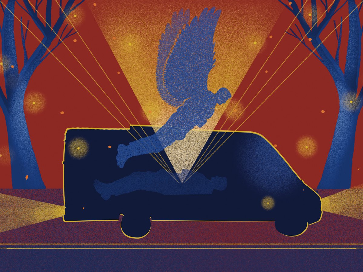 <i> I say: “Listen, this is only the body. You still have your own tasks ahead, your own path. Tell us, the living, how we can help you.”</i>