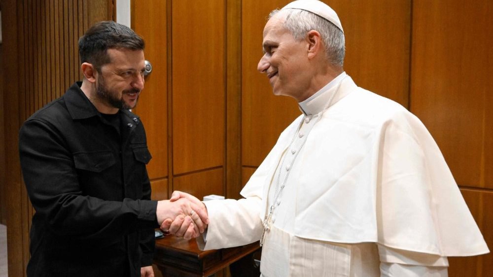 Volodymyr Zelenskyy and Pope Leo XIV