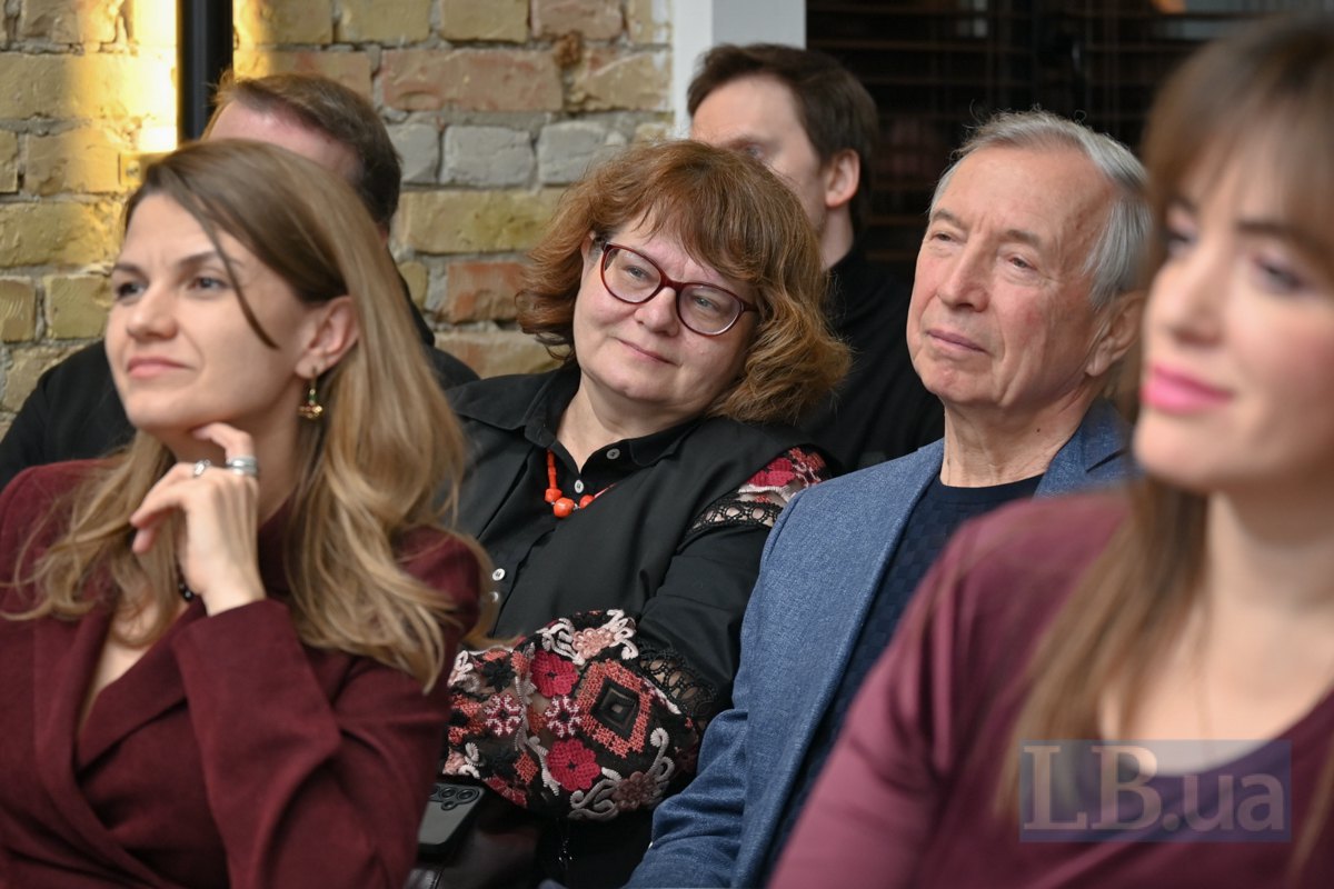 Olha Olkhova, poet; Maryna Synhayivska, Deputy Editor-in-Chief, LB.ua, Mykola Prodanchuk; Lesya Zaburanna, MP (right)