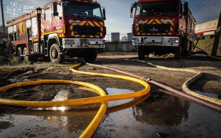 Slight Ammonia Level Exceedance Recorded at Fire Site After Strike on Warehouses Near Brovary
