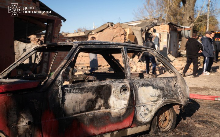 Two Injured in Russian Attack on Poltava