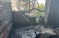 Russia strikes Zaporizhzhya and district, hitting high-rise building and emergency service unit