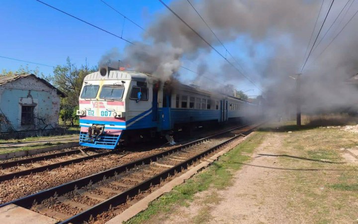 Russia Strikes Suburban Train in Kharkiv Region, Passengers Injured