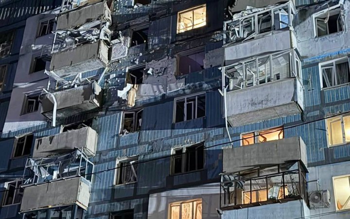 Russian Drone Hits Nine-Storey Block in Dnipro, Injuring Three