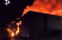 Russian Attack Destroys Pet Supplies Warehouse in Kyiv Region