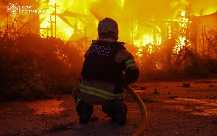 Russian Drones Strike Industrial Sites in Poltava Region (Updated)