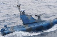 Navy Uncrewed Surface Vessel Downs Russian Shahed With Sting Interceptor Drone