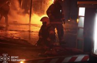 Russians Strike Odesa Region, Sparking Major Fires