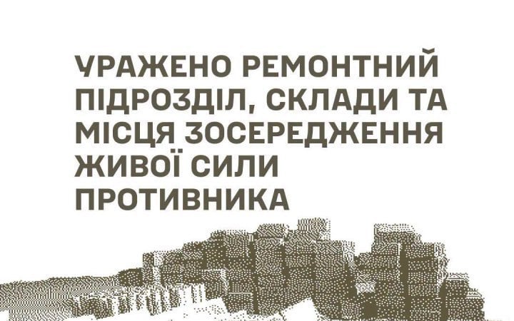Defence Forces Strike Repair Unit, Depots and Russian Troop Concentrations
