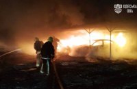 Russian Strike Damages Car Park and Animal Shelter in Odesa Region