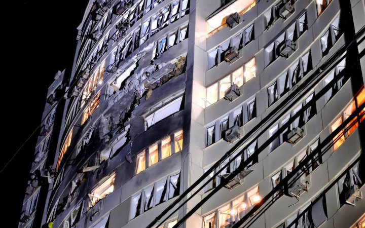 Russians Strike Odesa, Injuries Reported in Damaged Apartment Block