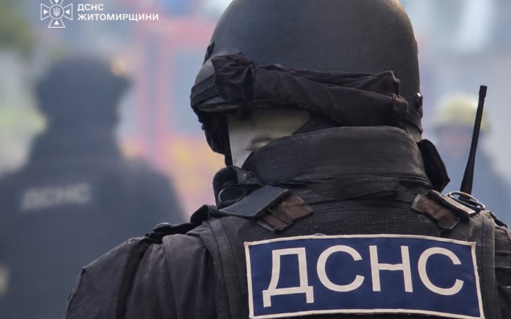 Firefighters in Zhytomyr Region Extinguish Fires Caused by Russian Shelling