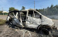 Russian Occupiers Strike Civilian Car in Kramatorsk: Two Killed, Six Injured