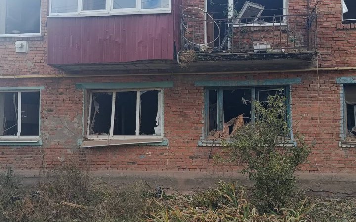 Russian Drone Crashes in Kharkiv