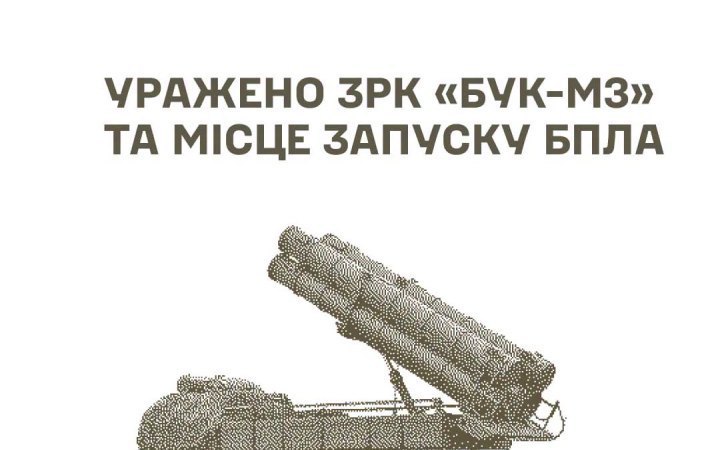 Ukraine Strikes Russian Buk-M3 System, Drone Launch Site and Other Military Targets