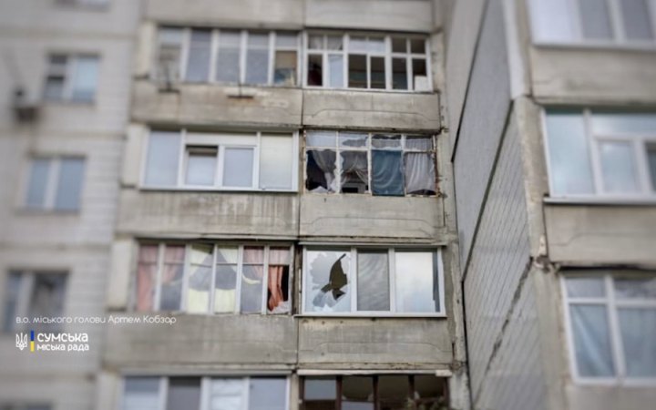 Two Men Injured as Russians Strike Sumy With Drone in Morning Attack