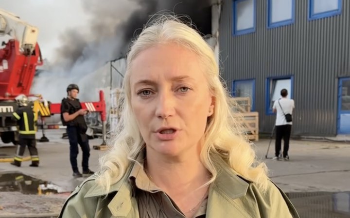 Russian Attack Damages Civilian Infrastructure Facility in Vinnytsia