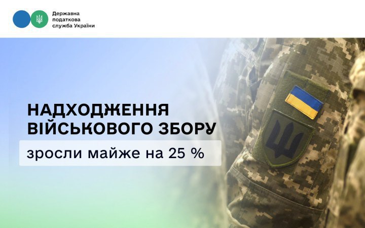 Ukraine’s Military Levy Revenues Up Nearly 25%