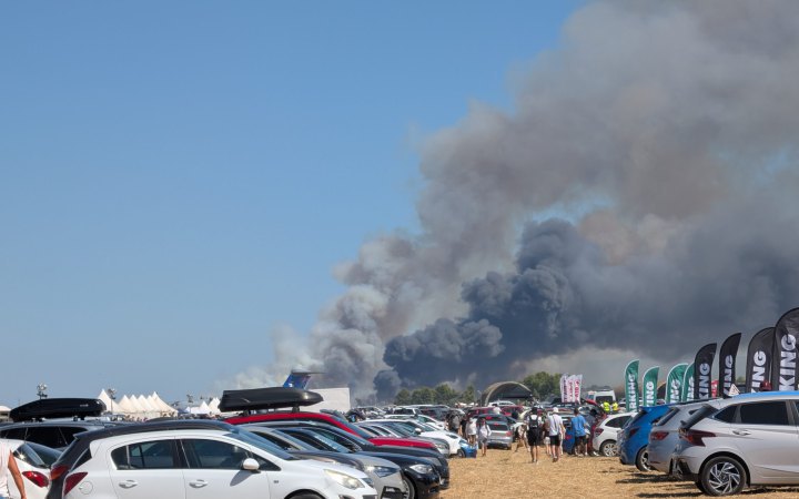 Phantom Fighter Jet Crashes During Air Show in Greece